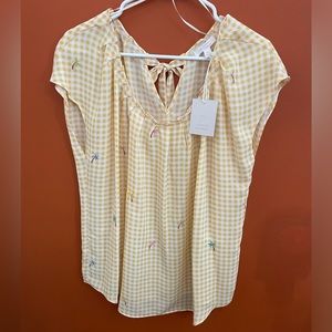 Women’s Lauren Conrad yellow summer top